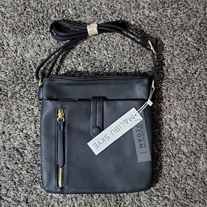 Malibu Skye Black Vegan Leather Crossbody